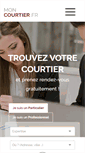 Mobile Screenshot of moncourtier.fr